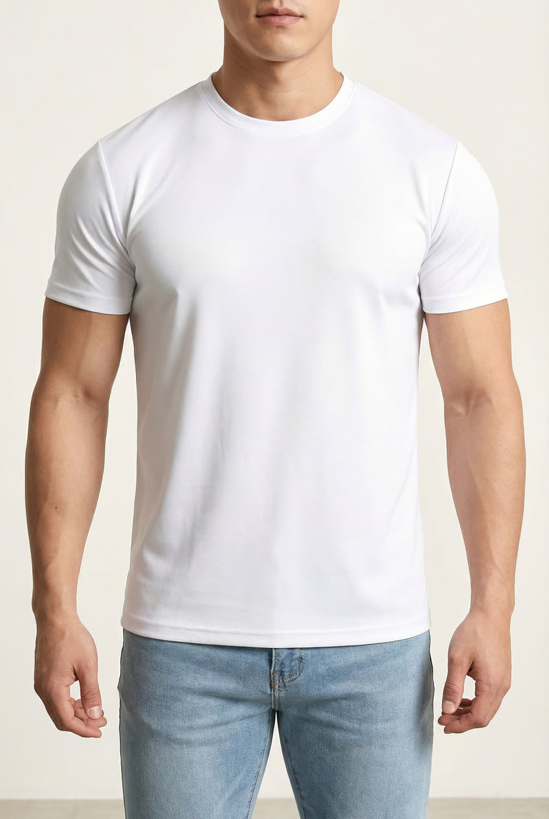 THE CORE PERFORMANCE TEE – White