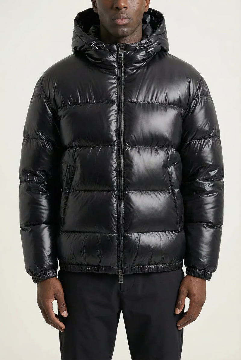 THE APEX PUFFER JACKET – Black