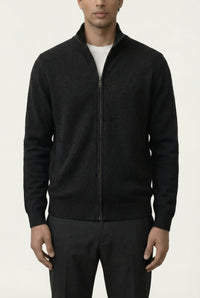 AURELIA STRICKJACKE MIT DURCHGEHENDEM REISSVERSCHLUSS