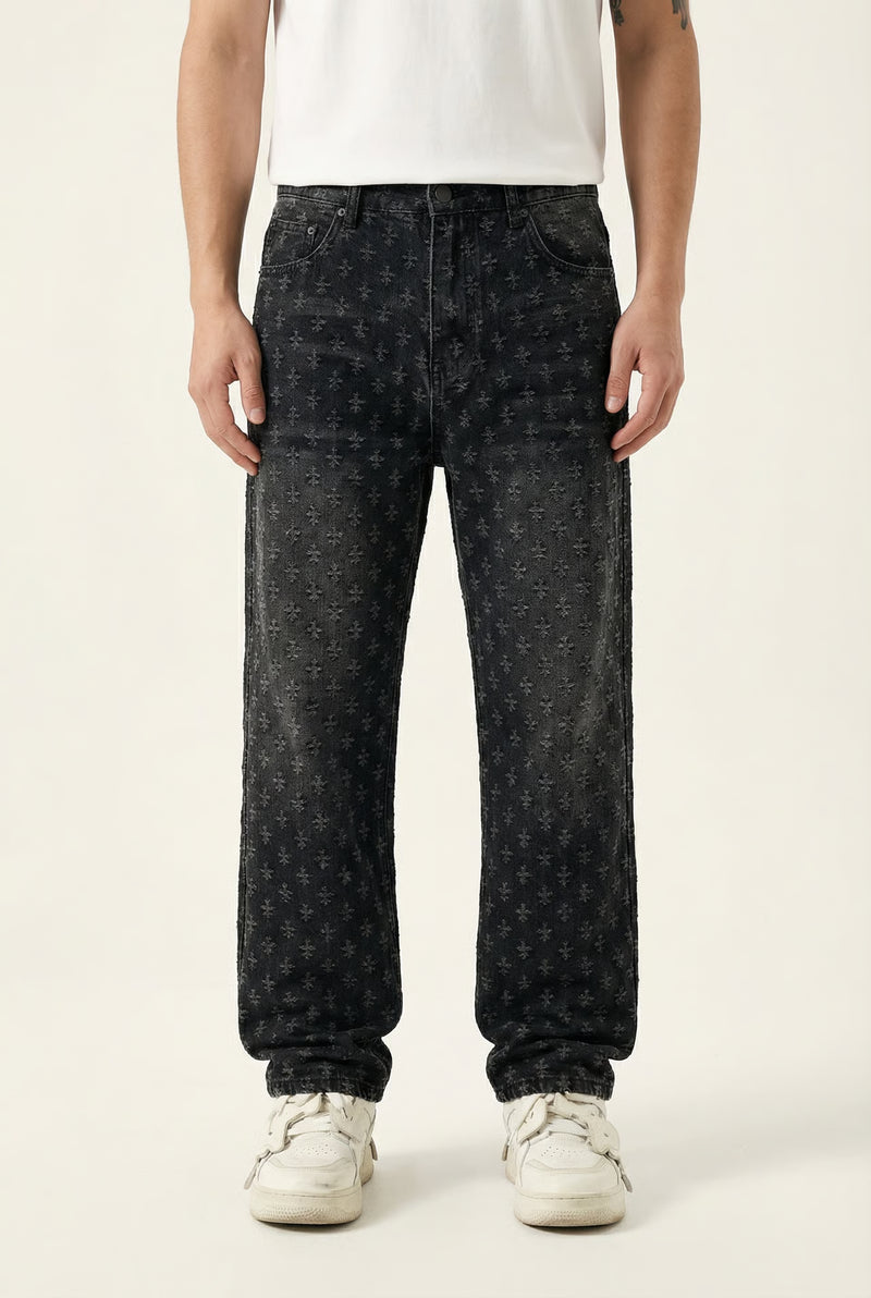 THE ASHCROFT DISTRESSED DENIM – Black