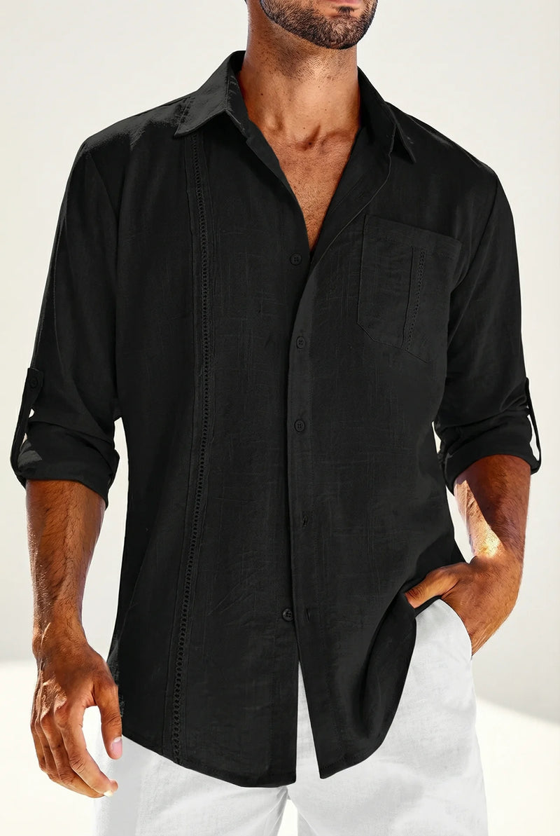 THE AMALFI DRIFT SHIRT – Black