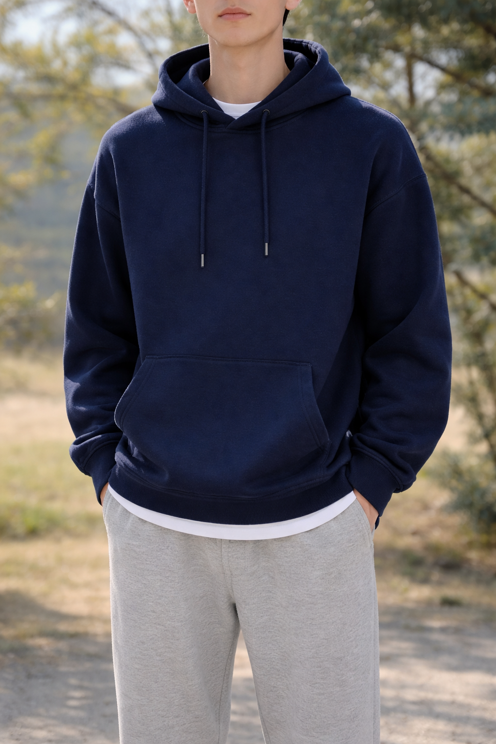 ESSENTIAL HOODIE - BROWN