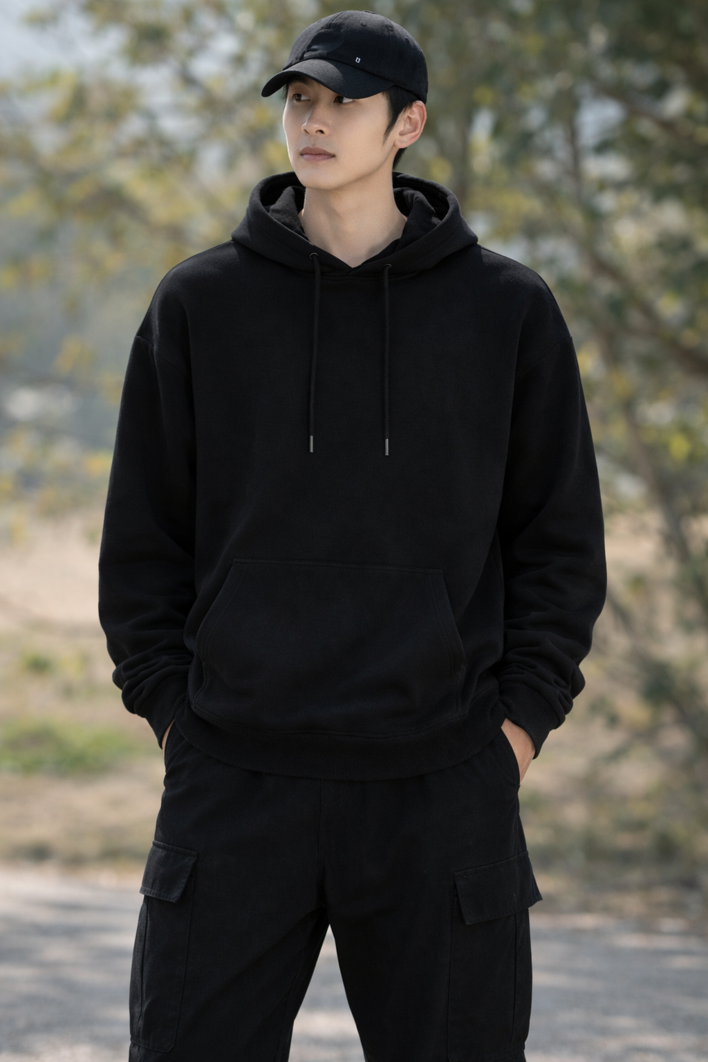 ESSENTIAL HOODIE - BROWN