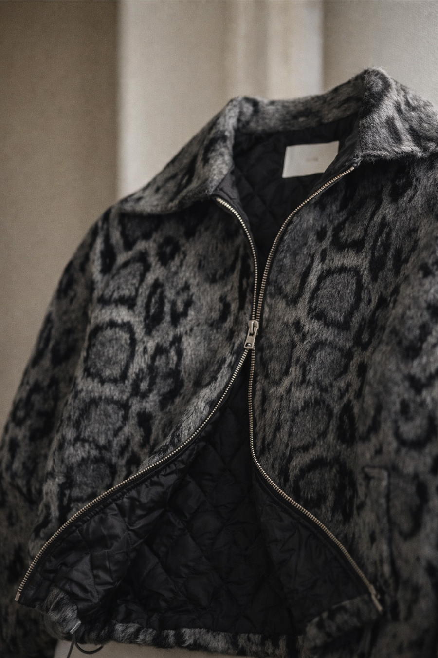 THE NOCTIS LEOPARD WOOL JACKET