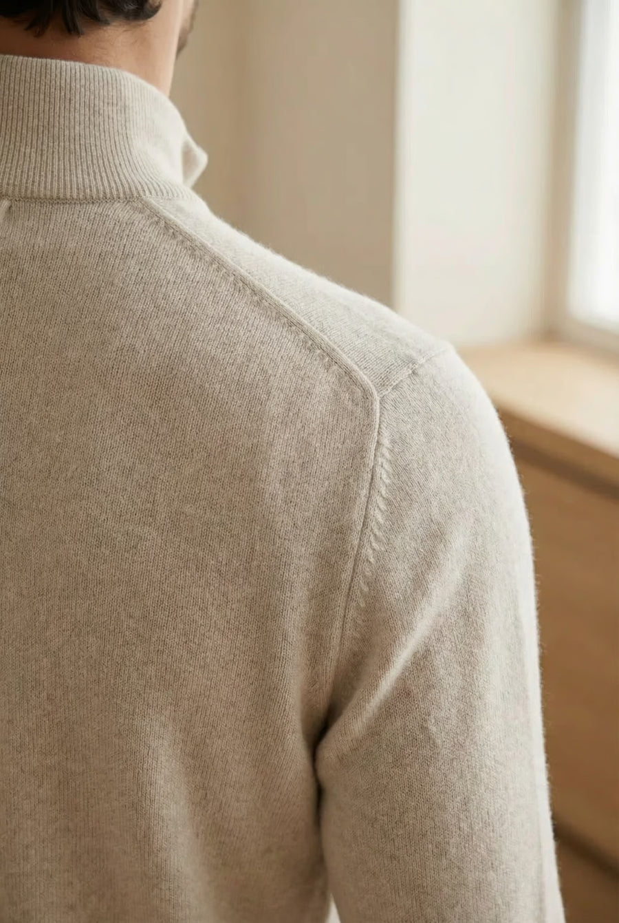 THE MERANO CASHMERE ZIP