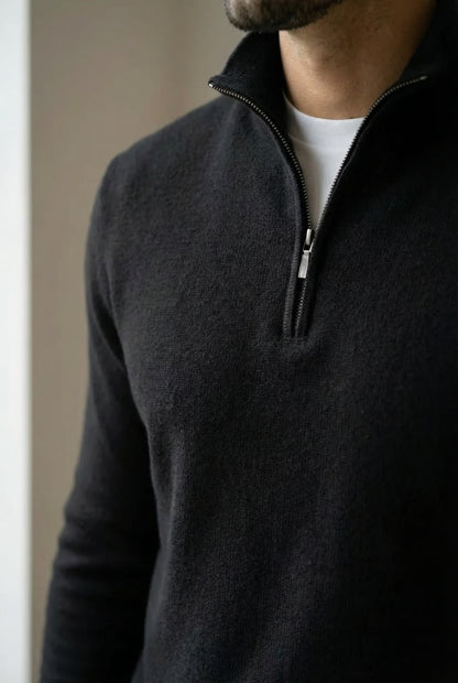 THE MERANO CASHMERE ZIP