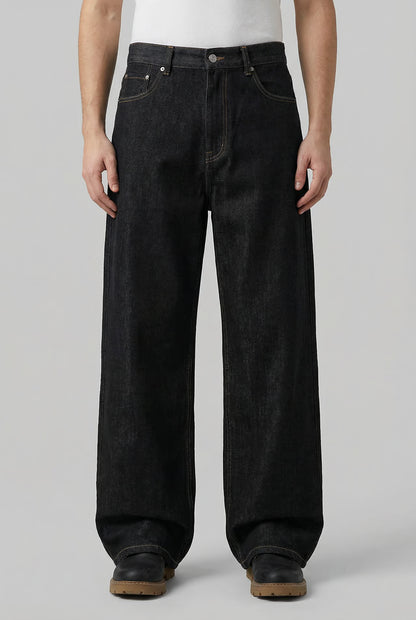 Y2K CARBON STRAIGHT DENIM JEAN