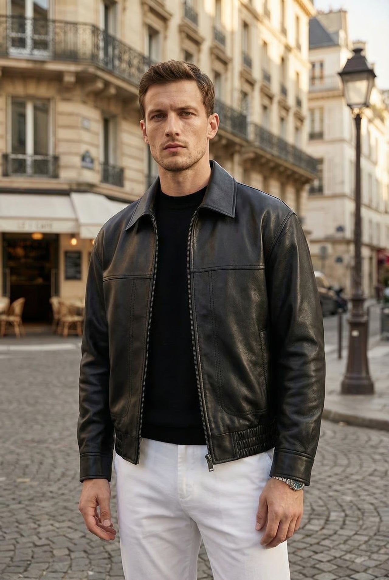 THE MILANO LEATHER JACKET