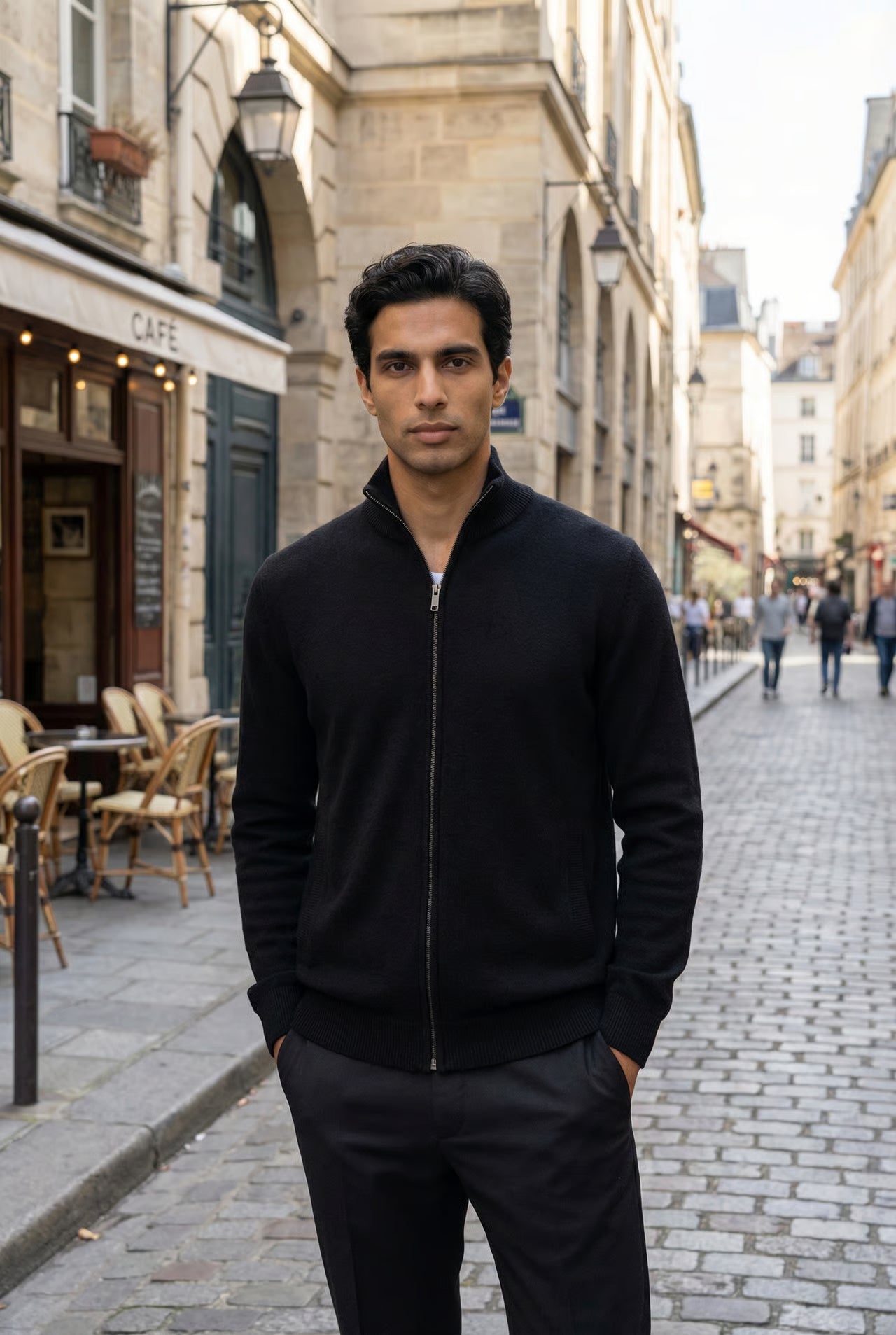 THE AURELIA FULL-ZIP KNIT