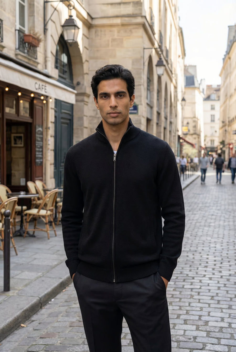 THE AURELIA FULL-ZIP KNIT