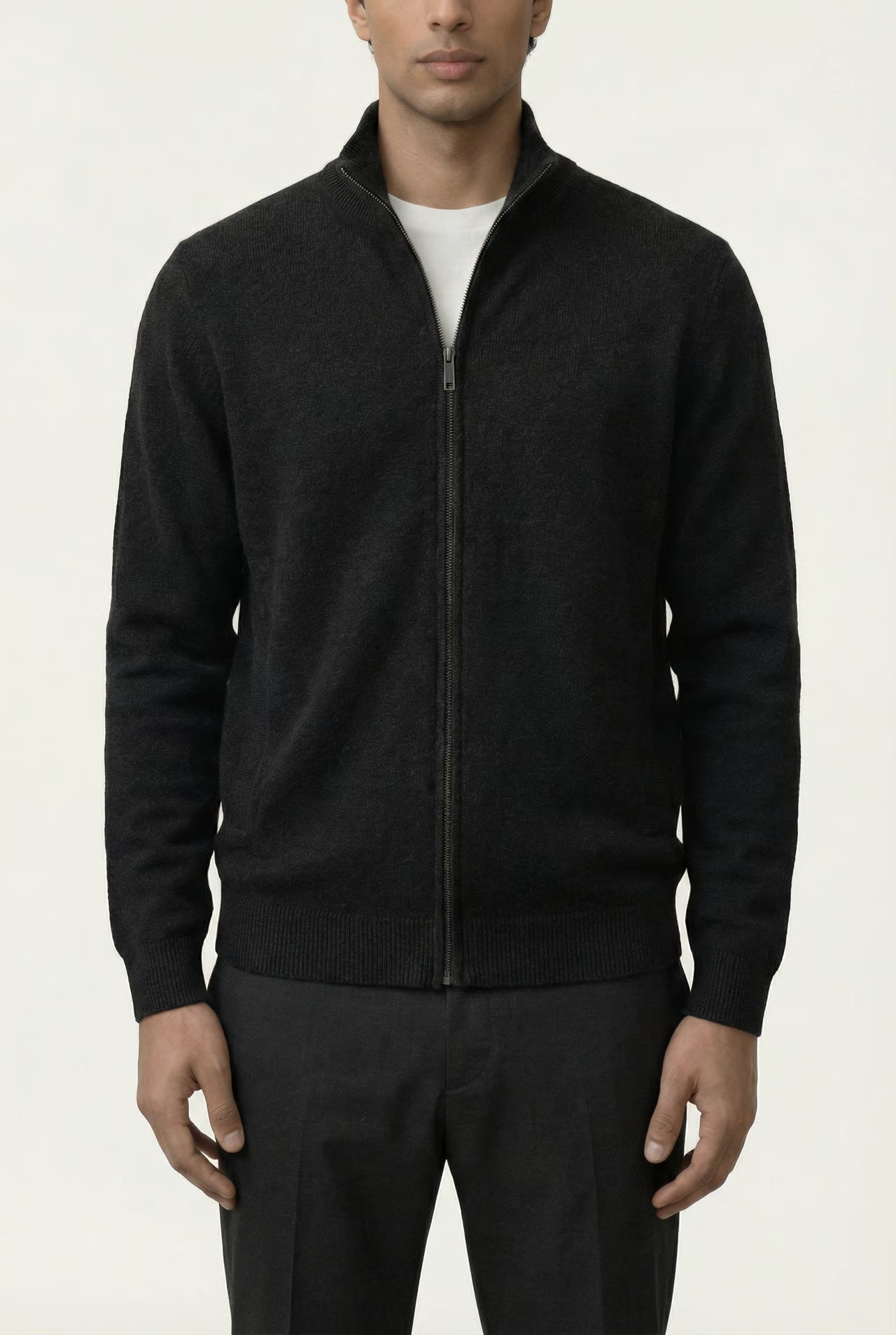 AURELIA STRICKJACKE MIT DURCHGEHENDEM REISSVERSCHLUSS