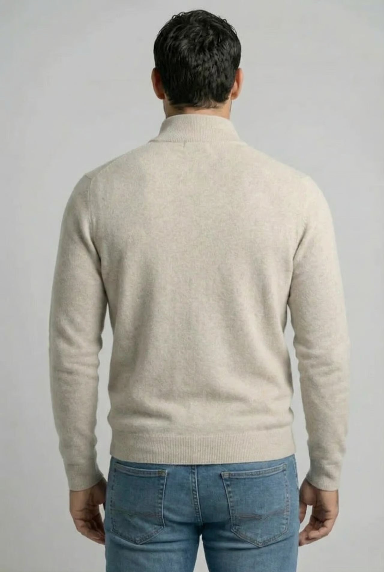 THE MERANO CASHMERE ZIP