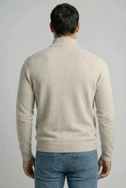 THE MERANO CASHMERE ZIP