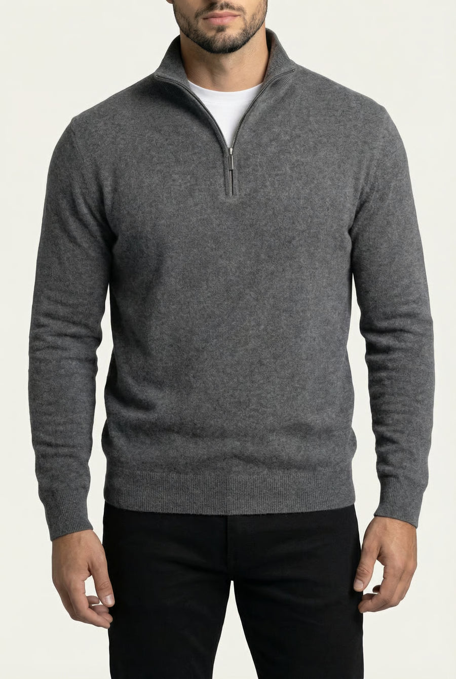 THE MERANO CASHMERE ZIP