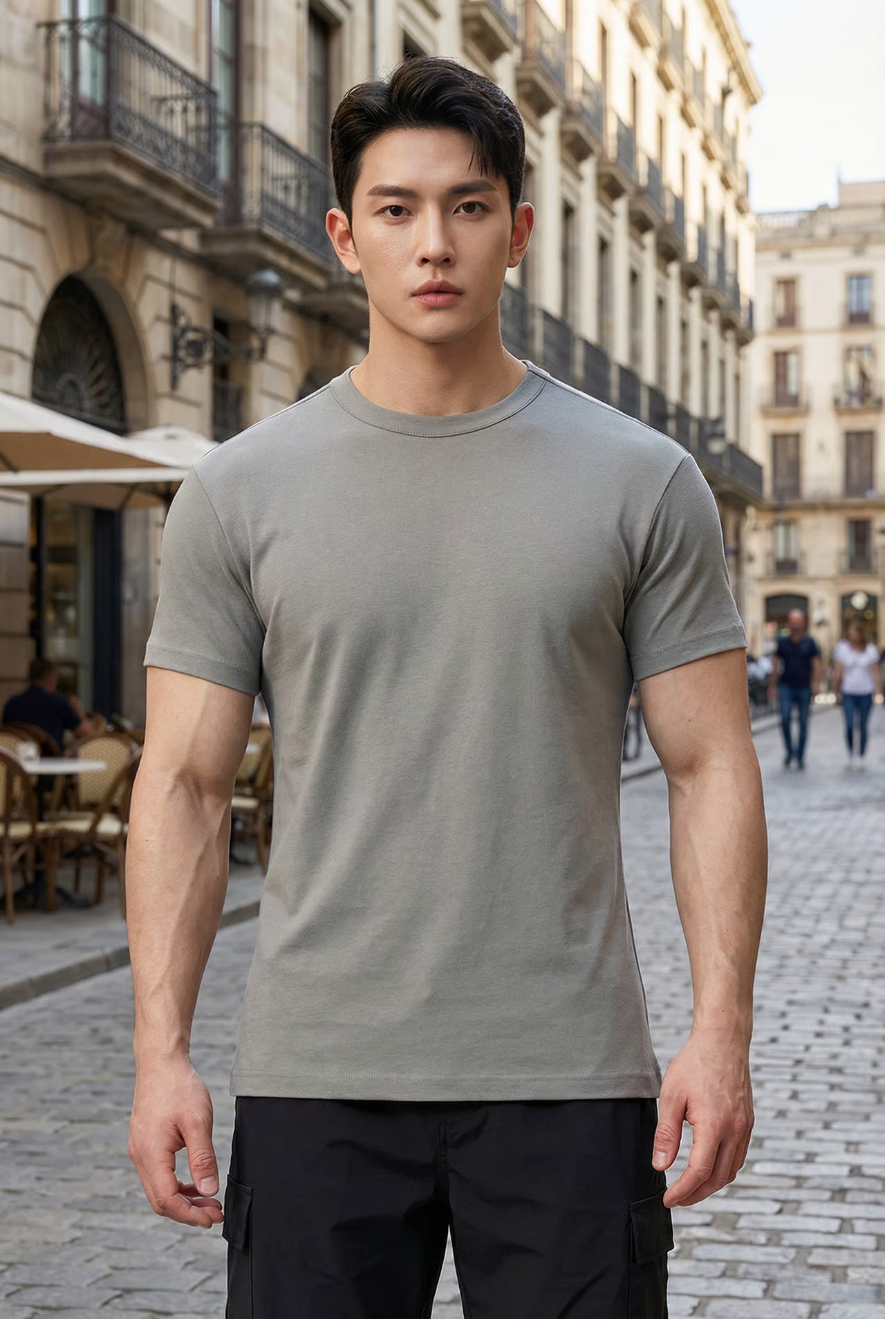 THE CORE COTTON ATHLETIC TEE