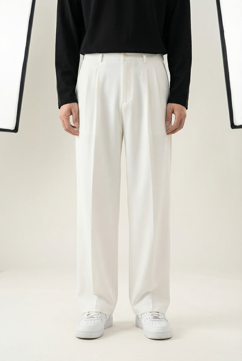 THE AURELIO DRESS PANT – White