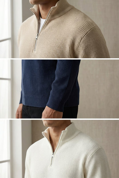THE CORDOVA ZIP-NECK