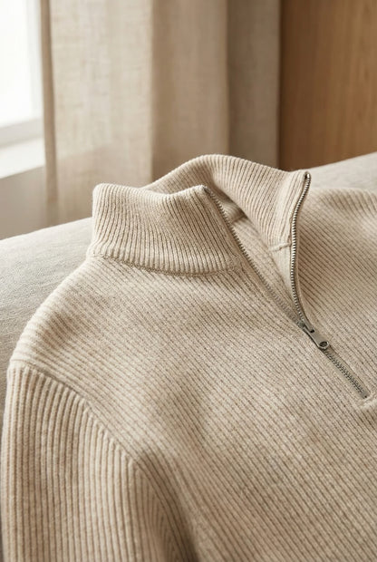 THE CORDOVA ZIP-NECK