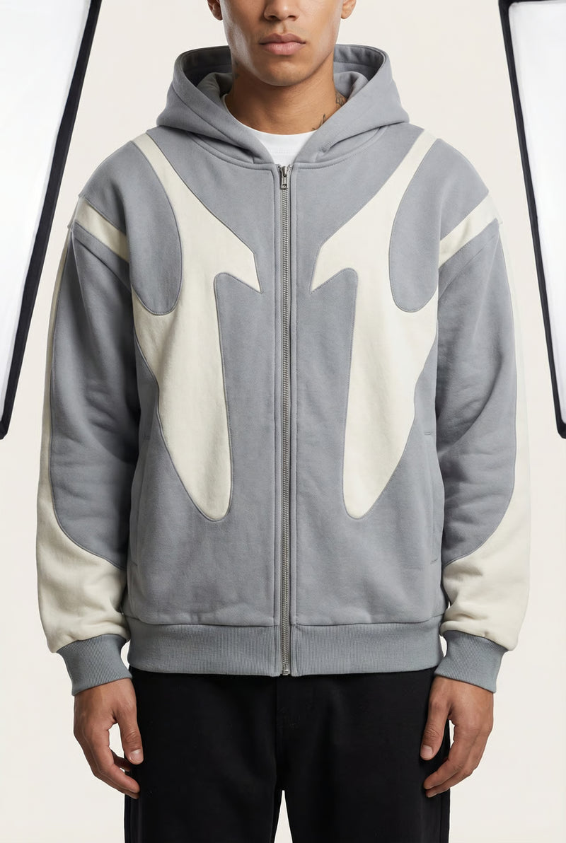 THE NORTHMARK PANEL HOODIE – Gray