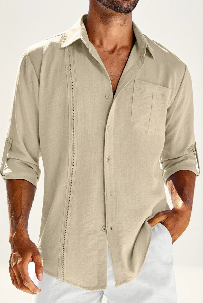 THE AMALFI DRIFT SHIRT – Beige
