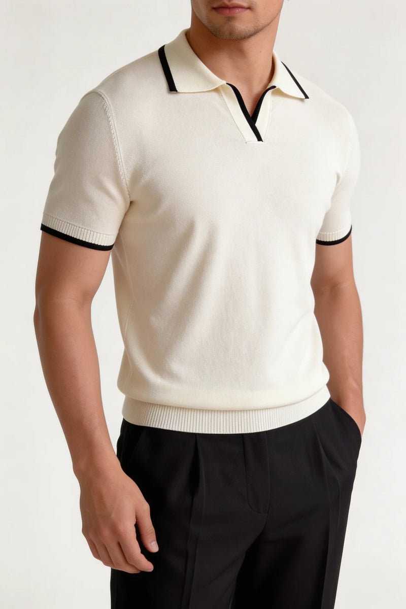 THE ELARA SLIM POLO – White