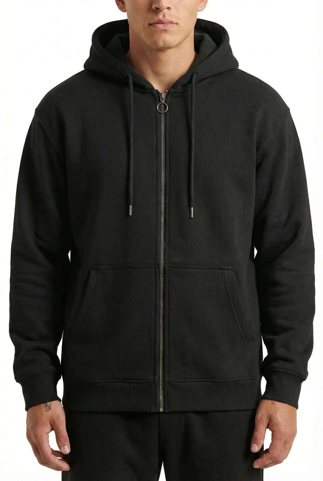 THE CORTINA FLEECE HOODED ZIP
