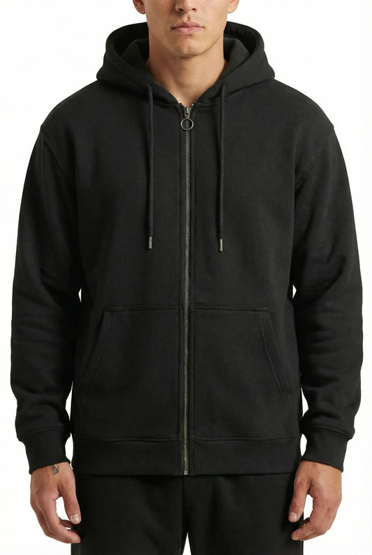 THE CORTINA FLEECE HOODED ZIP