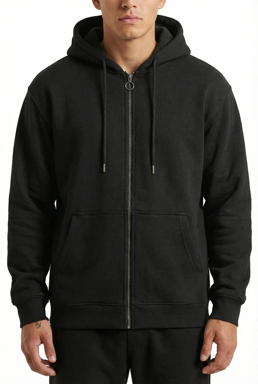 THE CORTINA FLEECE HOODED ZIP