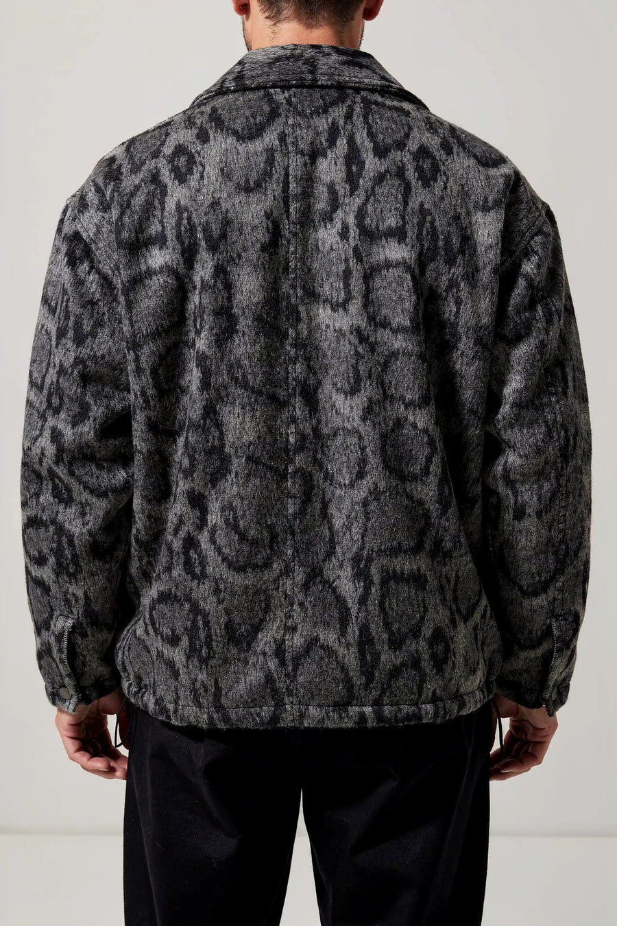 THE NOCTIS LEOPARD WOOL JACKET