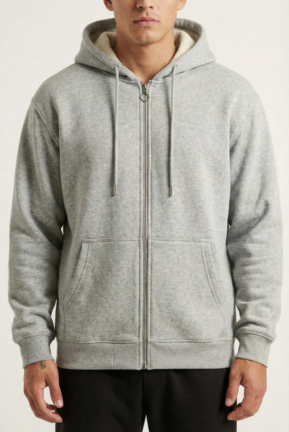 THE CORTINA FLEECE HOODED ZIP