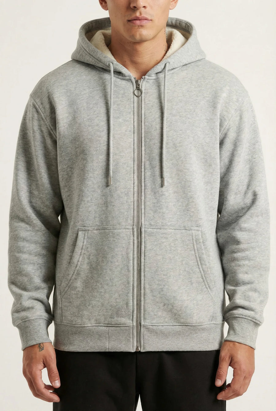 THE CORTINA FLEECE HOODED ZIP