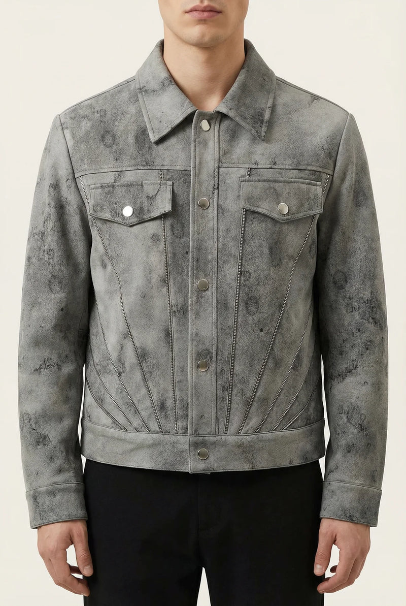 THE SPECTRE WASH RETRO JACKET – Gray
