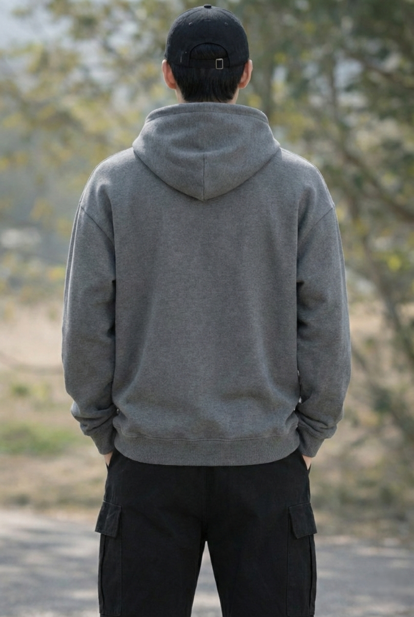 ESSENTIAL HOODIE - BROWN
